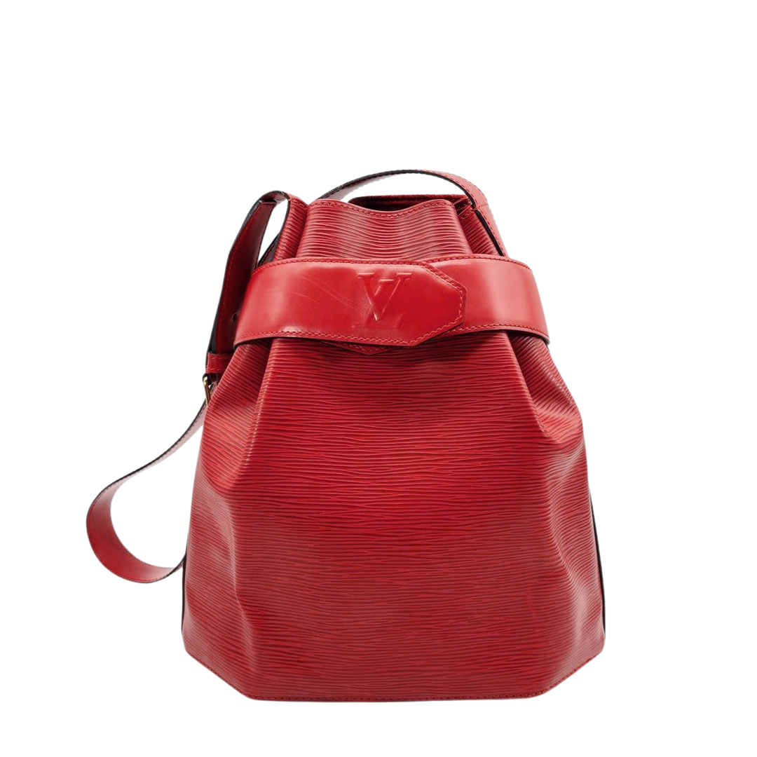 LOUIS VUITTON ルイヴィトン ショルダーバッグ サックデポールPM エピレザー カスティリアンレッド M80207