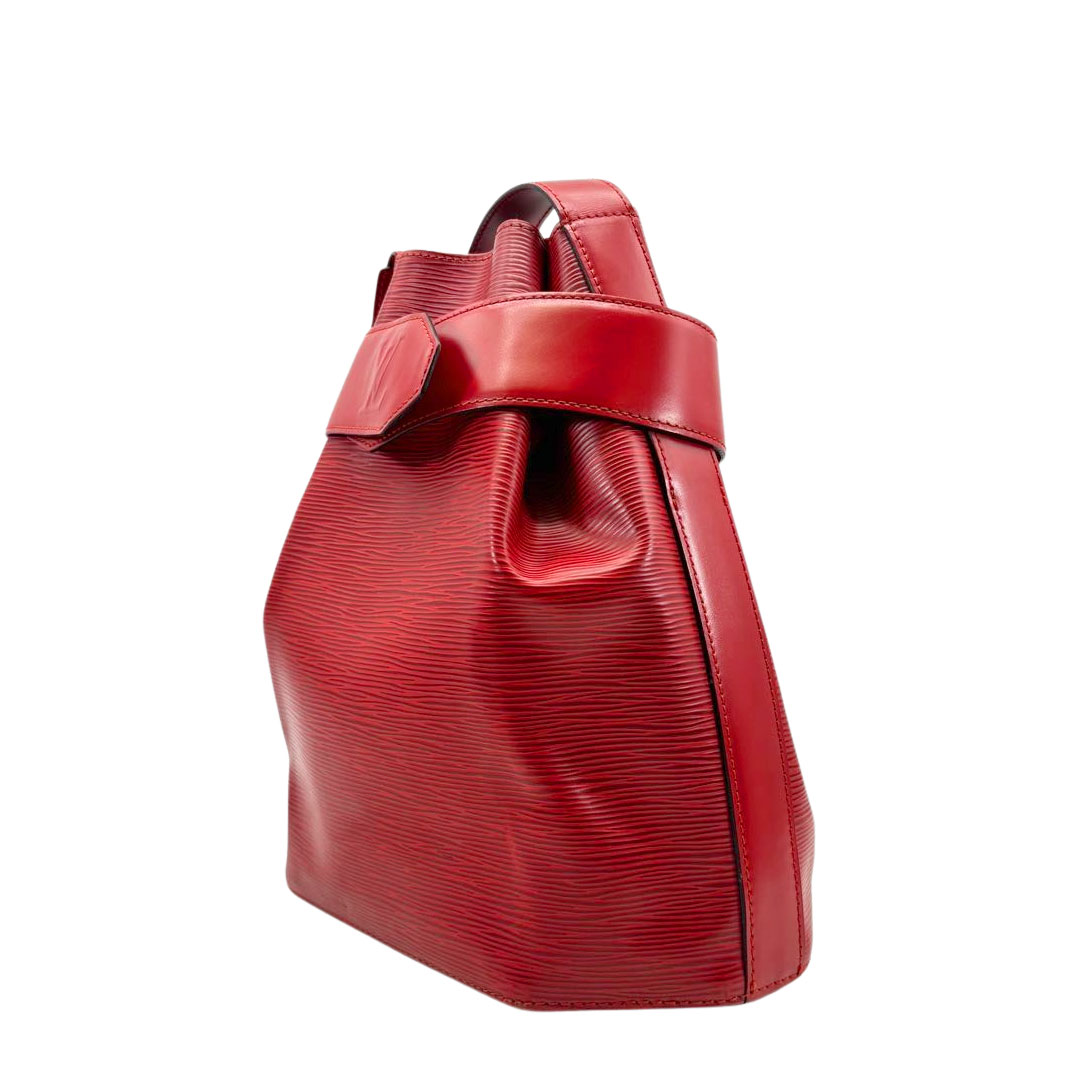 LOUIS VUITTON ルイヴィトン ショルダーバッグ サックデポールPM エピレザー カスティリアンレッド M80207