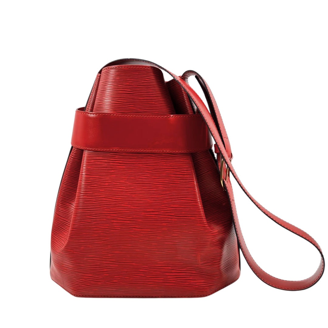 LOUIS VUITTON ルイヴィトン ショルダーバッグ サックデポールPM エピレザー カスティリアンレッド M80207