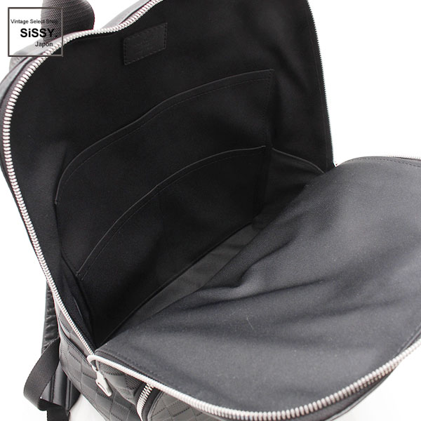 ■ルイ・ヴィトン■ アヴェニュー バックパック リュックサック ダミエ アンフィニ レザー オニキス N41043 【LOUIS VUITTON】