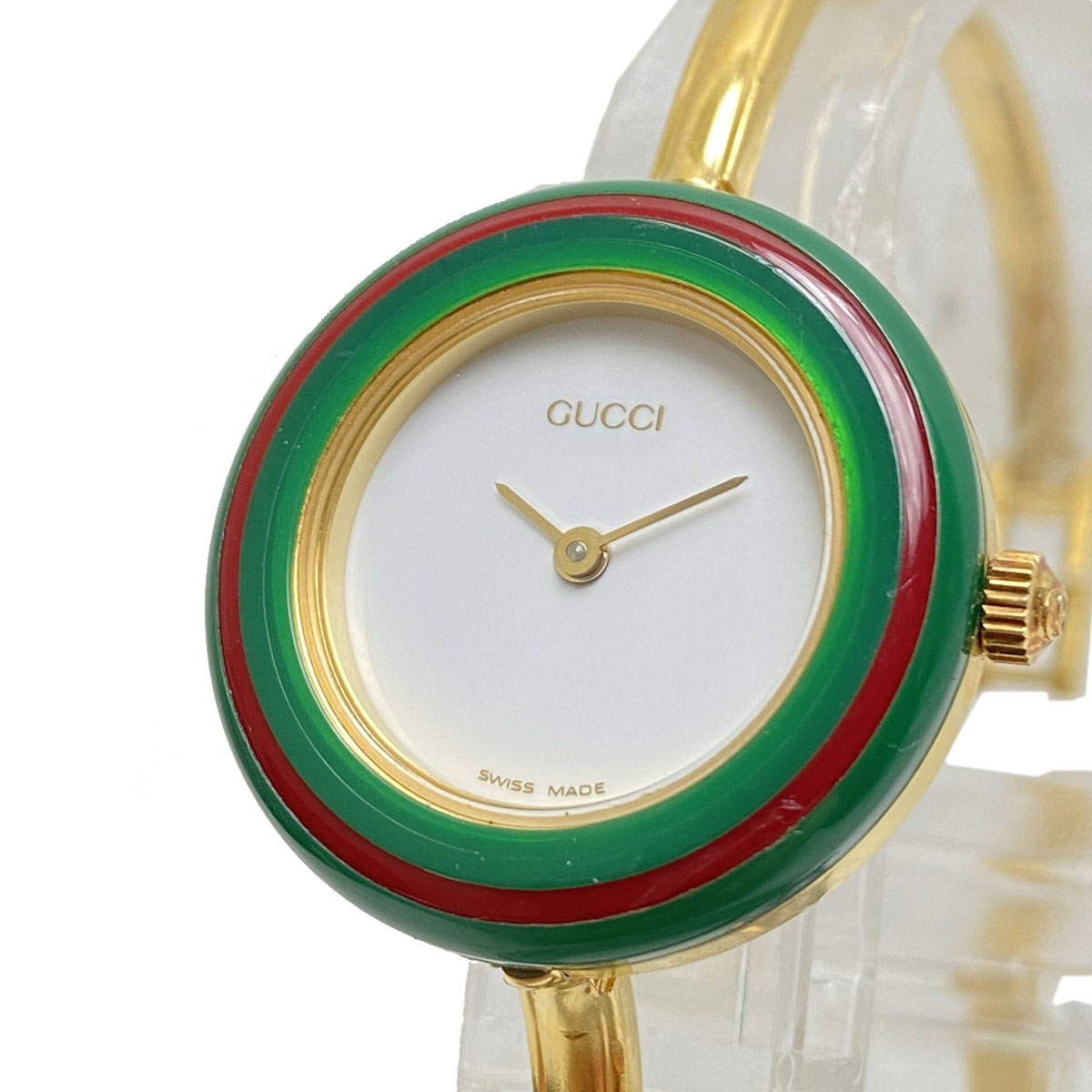 GUCCI グッチ レディース腕時計 チェンジベゼルウォッチ 12色 クオーツ QZ  11/12.2