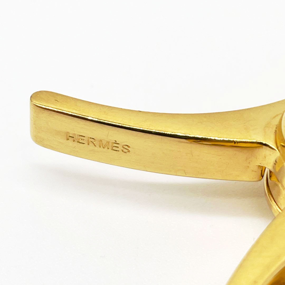 HERMES エルメス グローブホルダー チャーム フィルー（フィロー） ゴールド