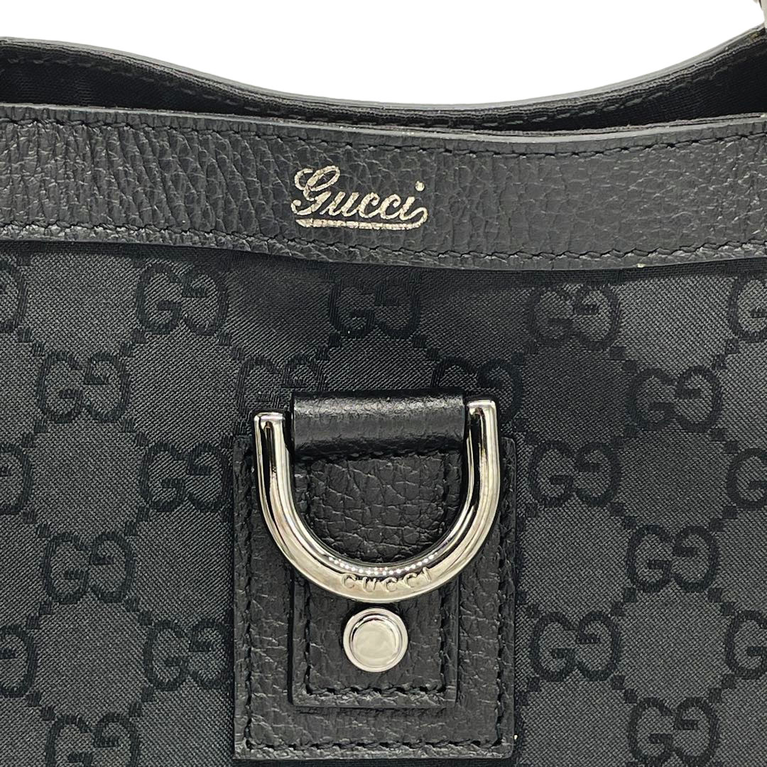GUCCI グッチ トートバッグ アビー GGナイロンキャンバス レザー