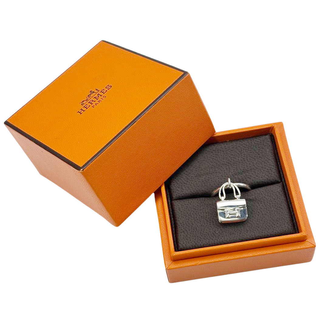 HERMES エルメス アミュレット コンスタンス リング 指輪 49(約9号) Ag925 シルバー