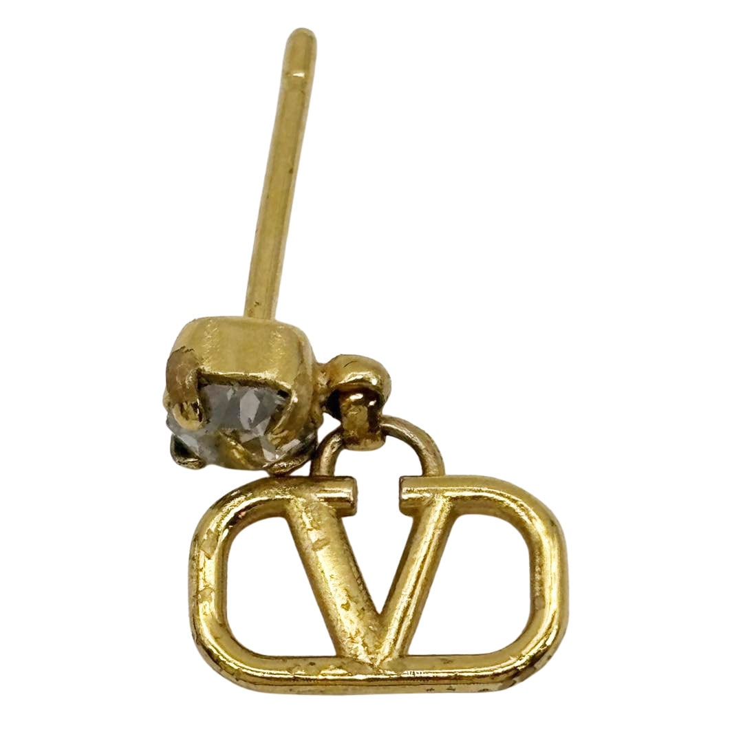 【VALENTINO】Vロゴビジュー ブローチ Valentino Garavani Vロゴ シグネチャー ビジュートリム ヘア