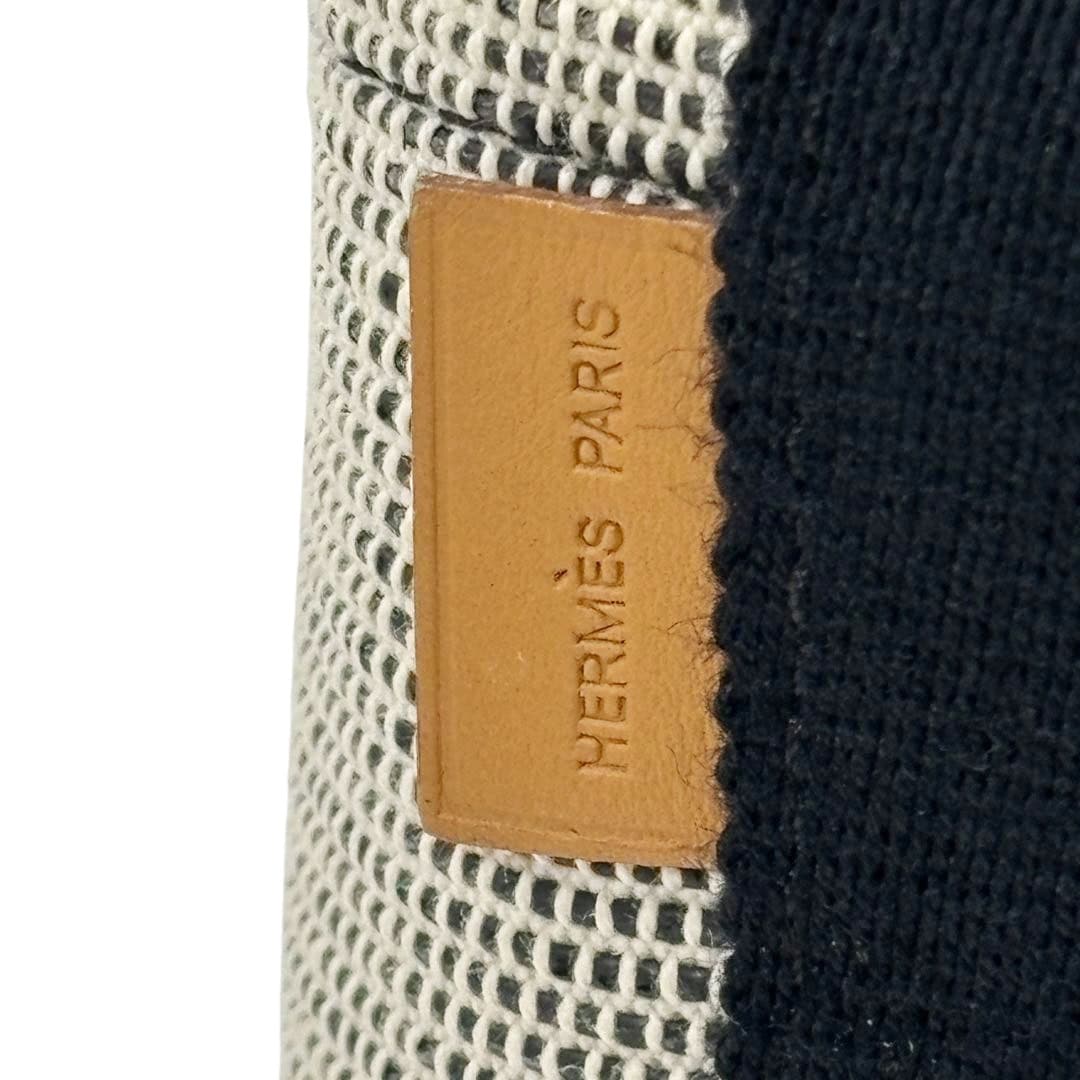 HERMES エルメス ハンドバッグ サクソーPM トワルアッシュ キャンバス グレー系 ブラック