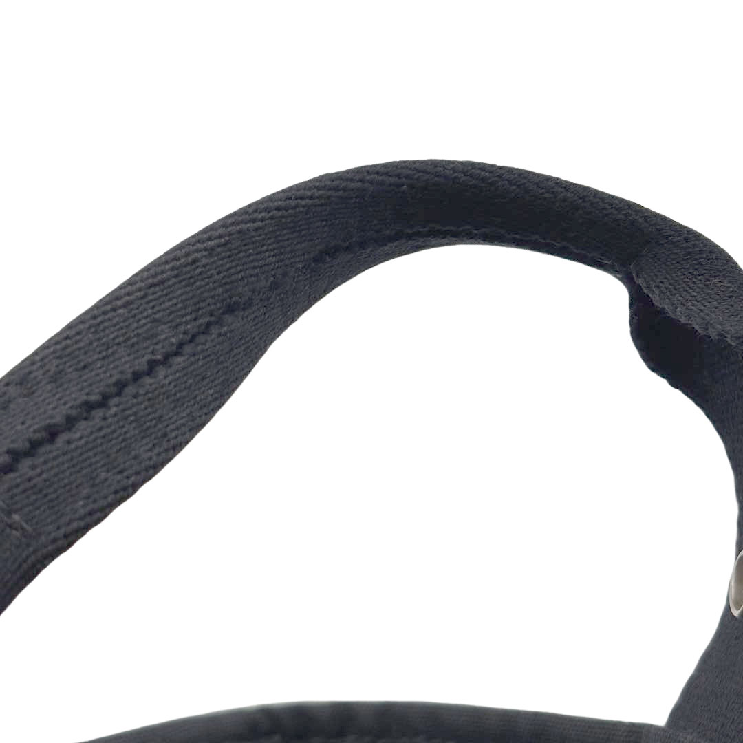 HERMES エルメス ハンドバッグ サクソーPM トワルアッシュ キャンバス グレー系 ブラック
