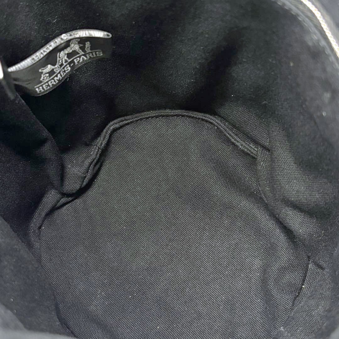 HERMES エルメス ハンドバッグ サクソーPM トワルアッシュ キャンバス
