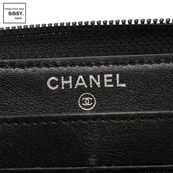■シャネル■ ココマーク ラウンドファスナー長財布 キャビアスキン ブラック A50071 【CHANEL】