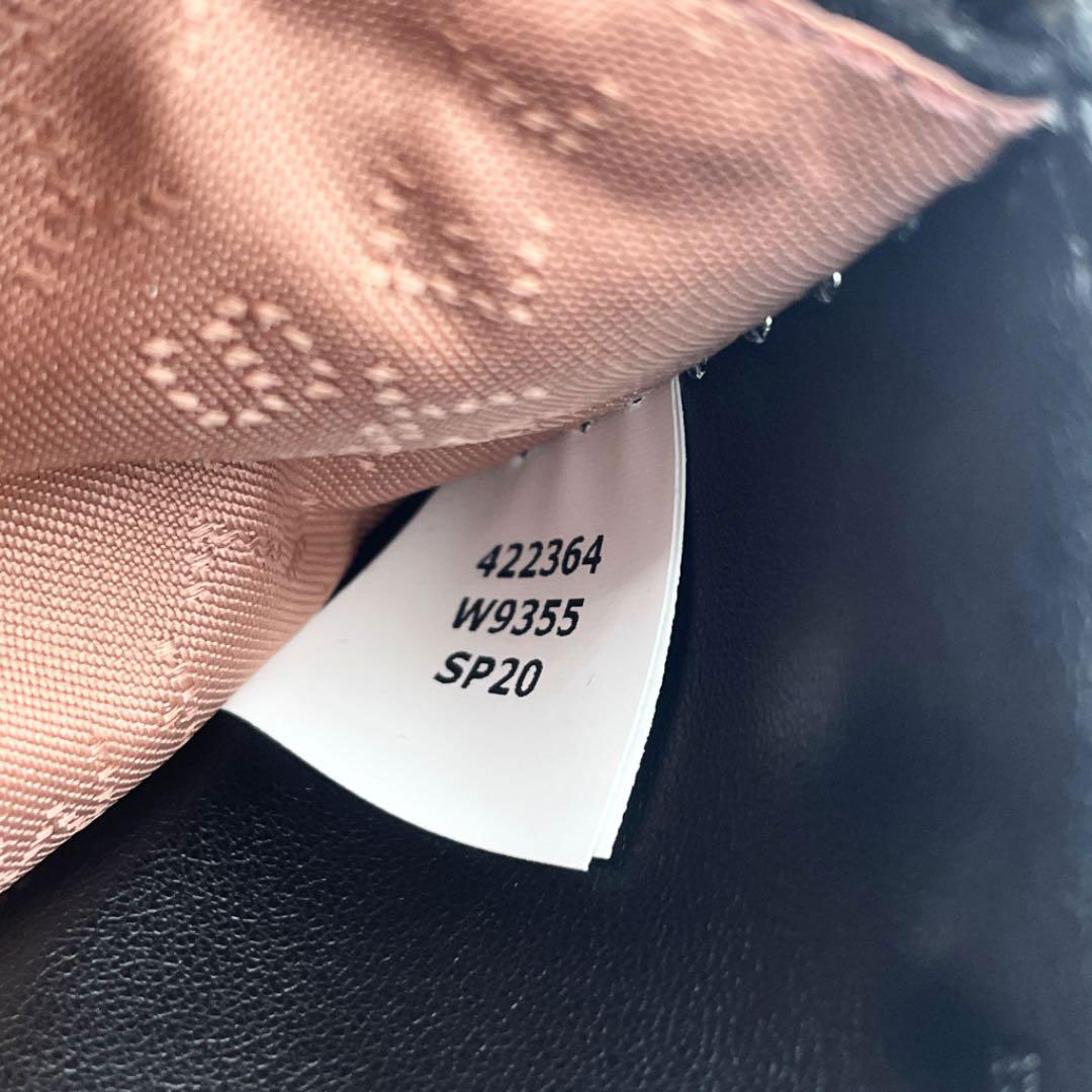 STELLA McCARTNEY ステラマッカートニー ファラベラ カードホルダー カードケース 小銭入れ付き ブラック ゴールド金具 422364W9355SP20