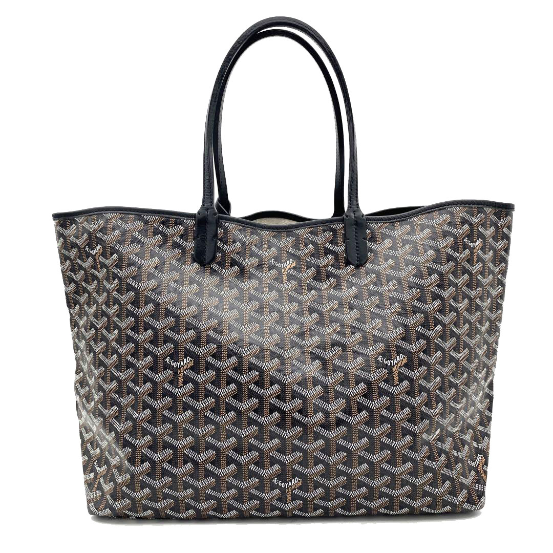 GOYARD ゴヤール サンルイPM トートバッグ PVC レザー ブラック