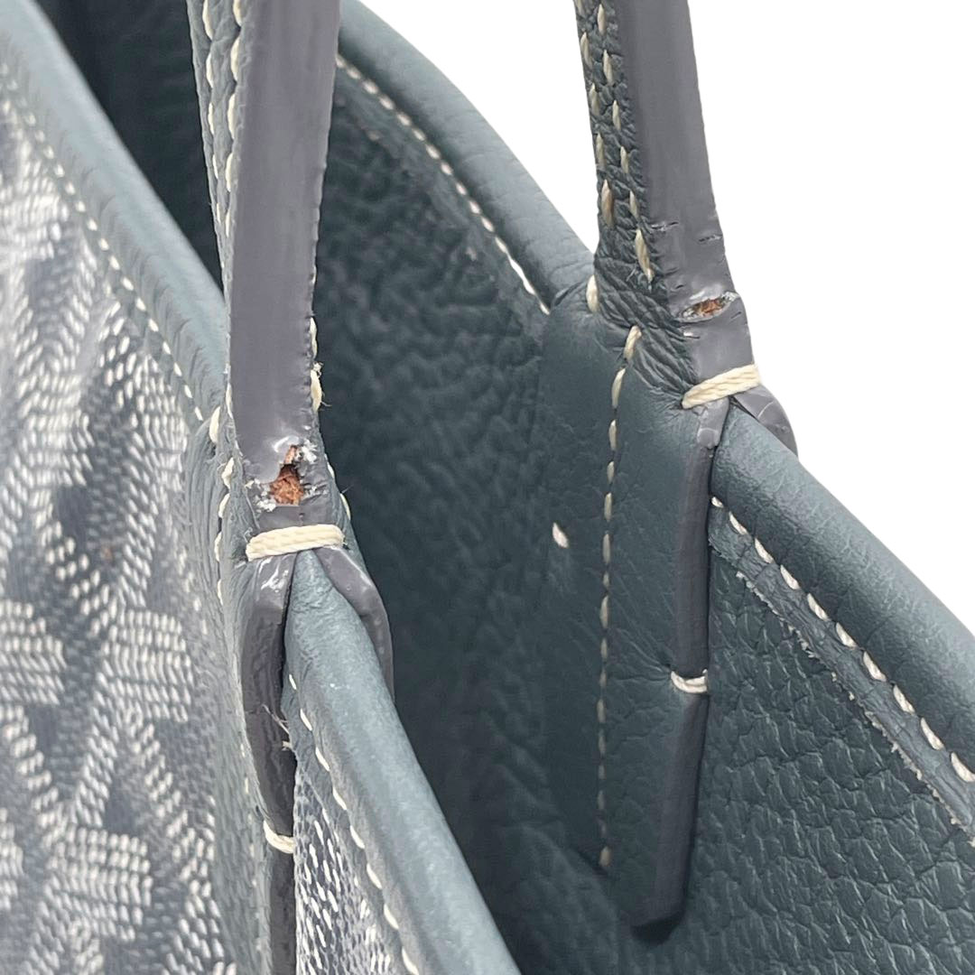 GOYARD ゴヤール トートバッグ アーディPM ゴヤールディンキャンバス レザー グレー