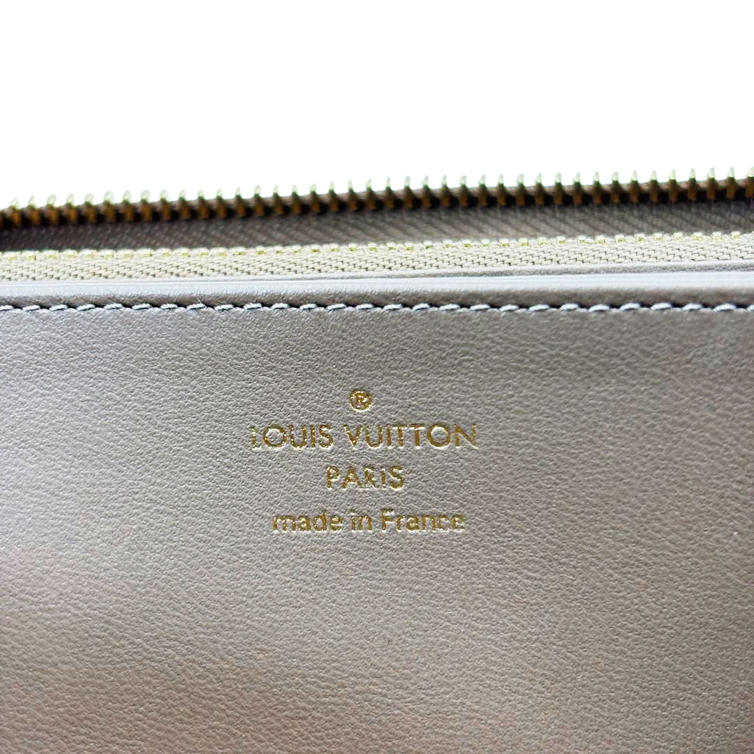 LOUIS VUITTON ルイヴィトン ジッピーウォレット ラウンドファスナー長財布 モノグラムエンボス トープ M81511/RFID(ICチップ)確認済