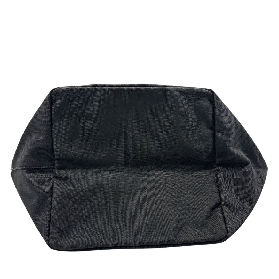 Herve Chapelier エルベシャプリエ 707CD 舟形トートバッグ M ナイロン ノワール/ノワール/ドラジェタグ