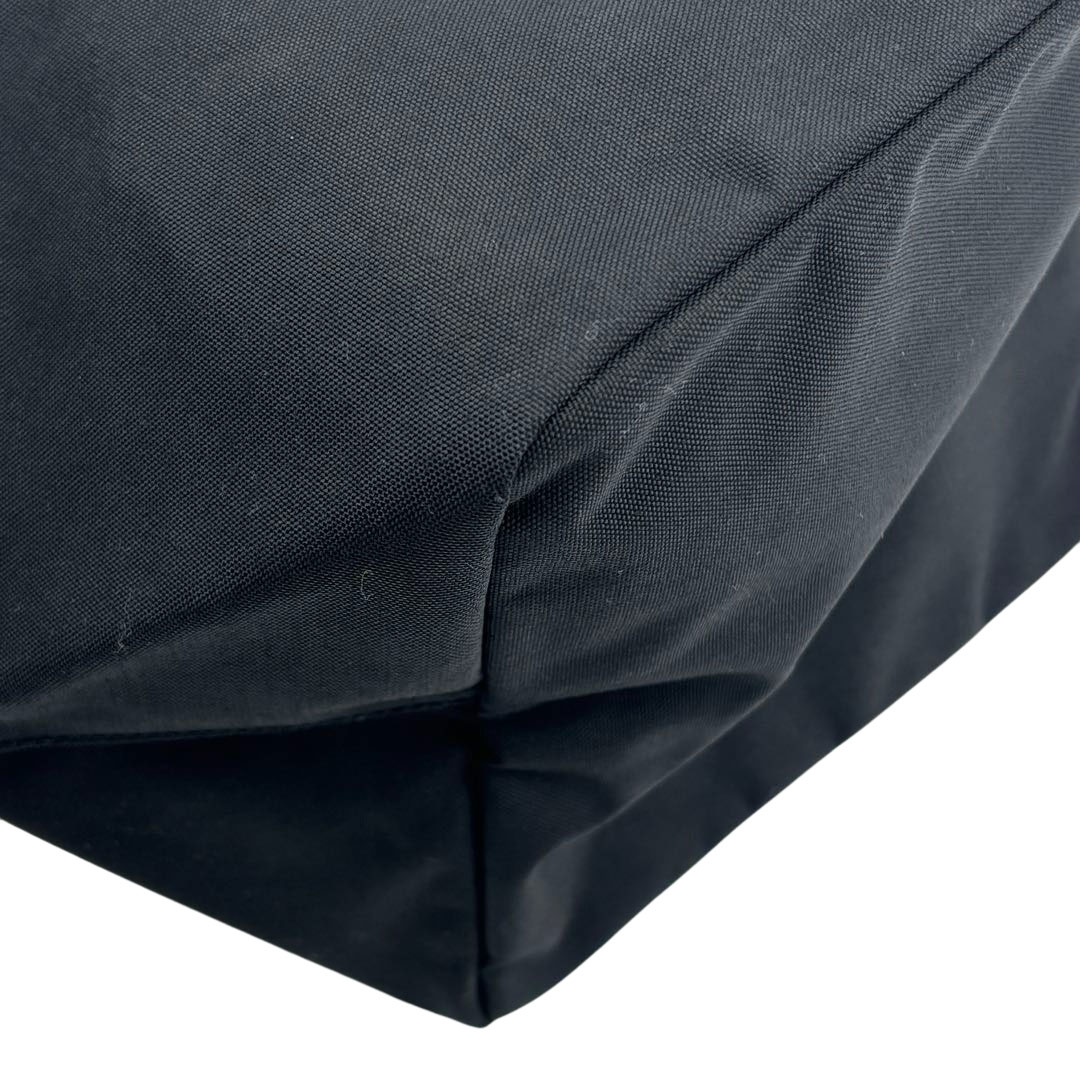 Herve Chapelier エルベシャプリエ 707CD 舟形トートバッグ M ナイロン ノワール/ノワール/ドラジェタグ