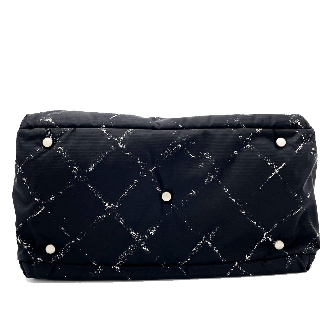 CHANEL シャネル 旧トラベルライン トートバッグ 3層式 ナイロン