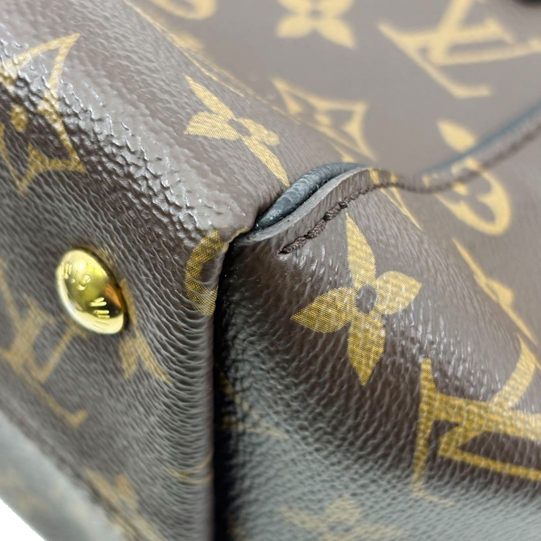LOUIS VUITTON ルイヴィトン 2WAYハンドバッグ トゥルネルPM モノグラム レザー ブラウン/ブラック M44057