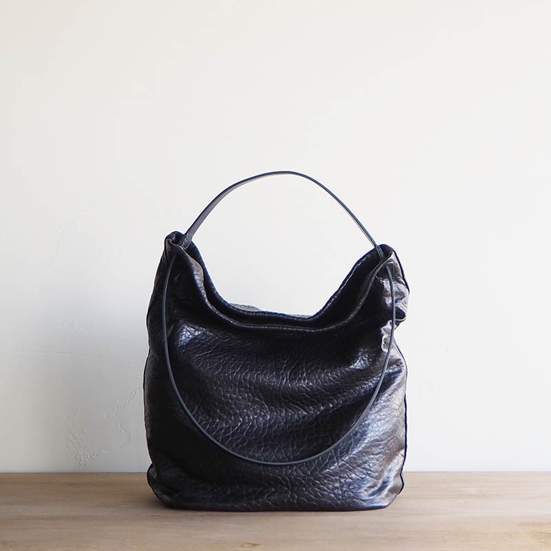 2WAY LEATHER BAG OT-02(LARGE) LAMB black 2ウェイレザーバッグ ラム ブラック|STYLE CRAFT |BRANDS