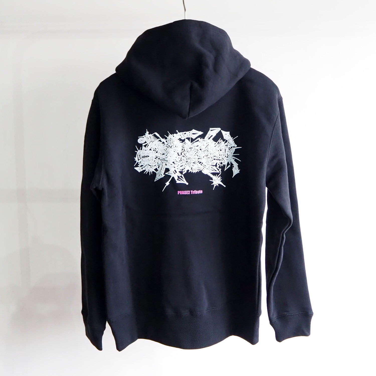 EXPANSION エクスパンション TRIBUTE PHASE2 HOODIE フェイズ２トリビュートフーディー ブラック