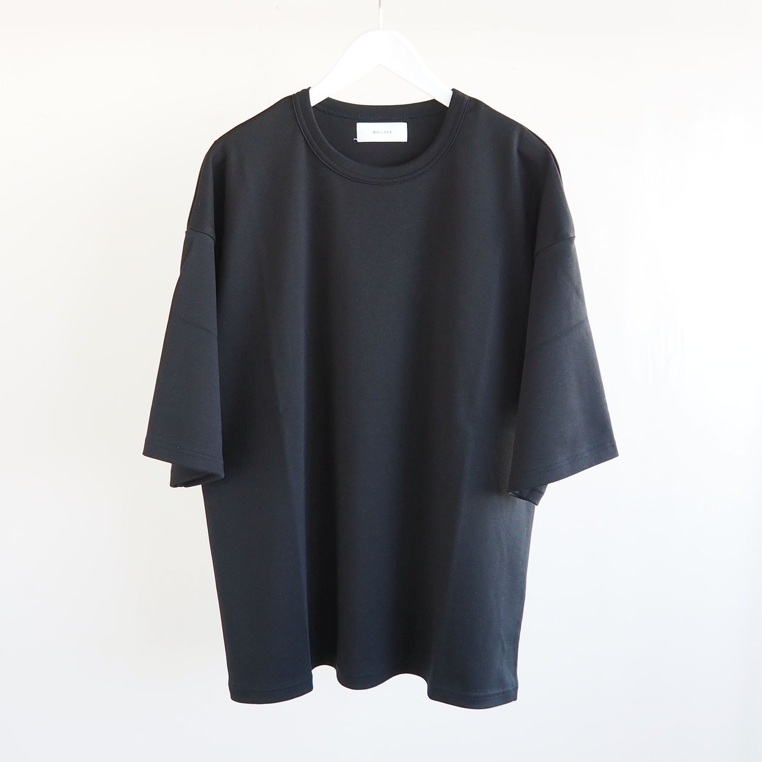 WELLDER ウェルダー MENS メンズ Suvin Supima Crew Neck T-Shirt スヴィンスーピマクルーネックＴシャツ ブラック