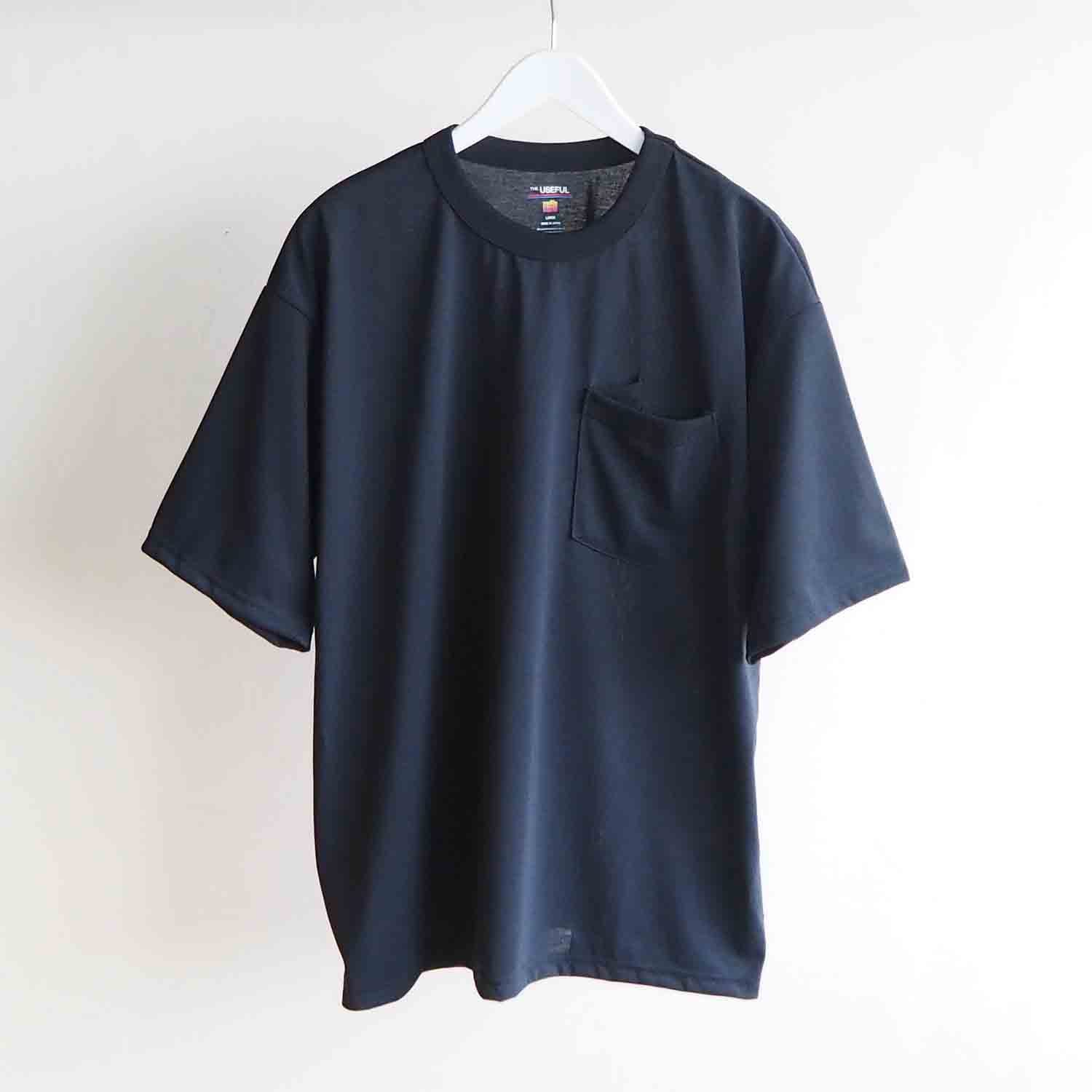 melple メイプル The USEFUL Pocket S/S ユースフルポケットTシャツ ブラック