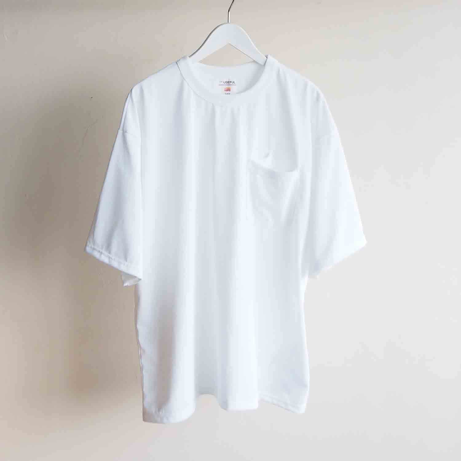 melple メイプル The USEFUL Pocket S/S ユースフルポケットTシャツ ホワイト