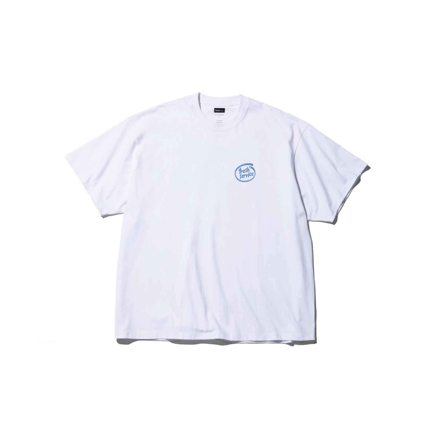 FreshService フレッシュサービス CORPORATE PRINTED S/S TEE ”FS inside” コーポレートプリントＴシャツ BLUE ブルー