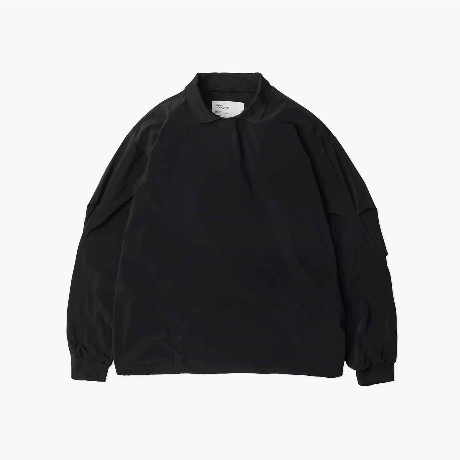 UNTRACE アントレース _203 L/S襟付きスモック BLACK 2025 AW