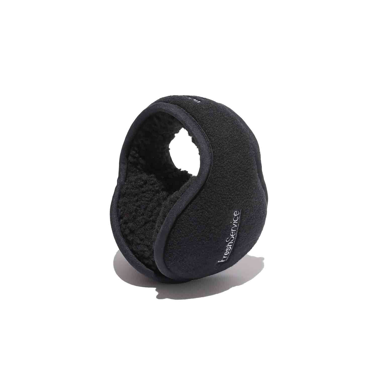 FreshService フレッシュサービス MICRO FLEECE EARMUFFS マイクロフリースイヤーウォーマー BLACK