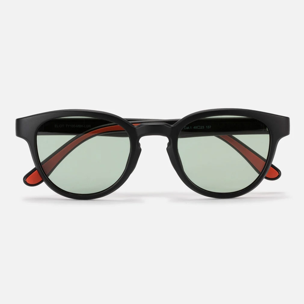 TYMER タイマー サングラス ELIOT エリオット Matt Black / Light Green
