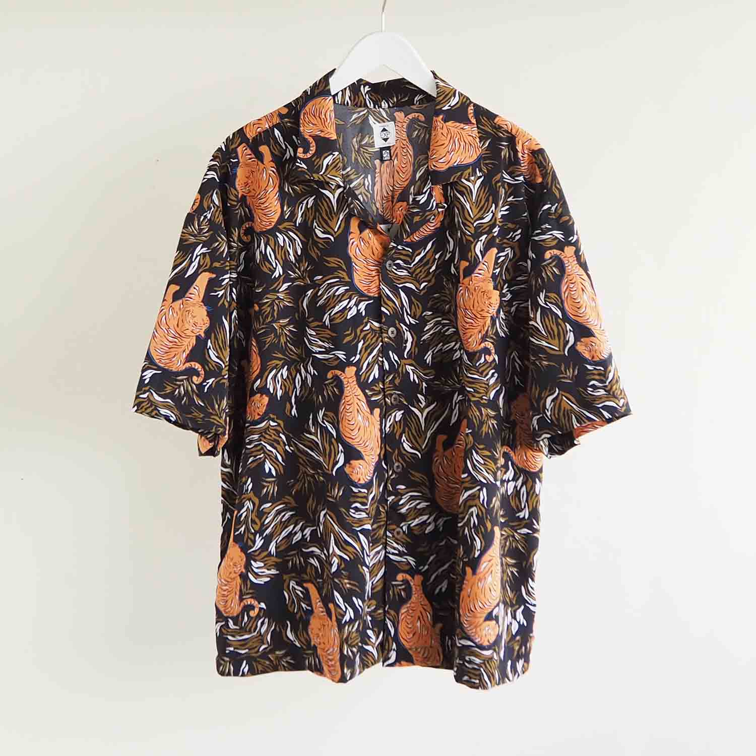 EXPANSION エクスパンション LUXOR SHIRTS オープンカラーシャツ タイガー柄