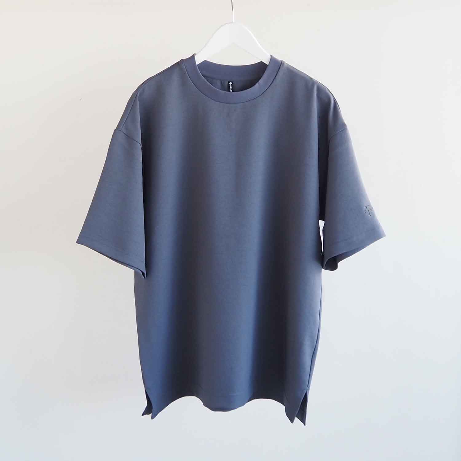 DESCENTE ALLTERRAIN I/O  デサントオルテラインアイオー STRETCH TWILL H/S T-SHIRT ストレッチツイルハーフスリーブTシャツ ストーングレー
