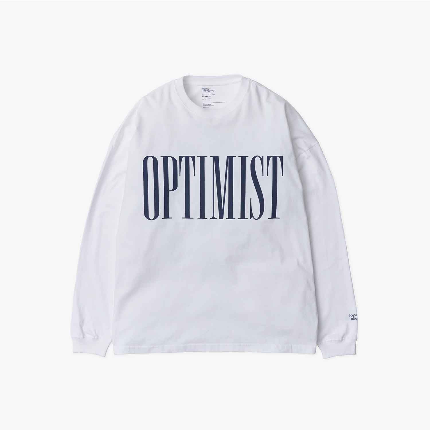 UNTRACE アントレース _212 グラフィックプリントロングスリーブTシャツ ホワイト