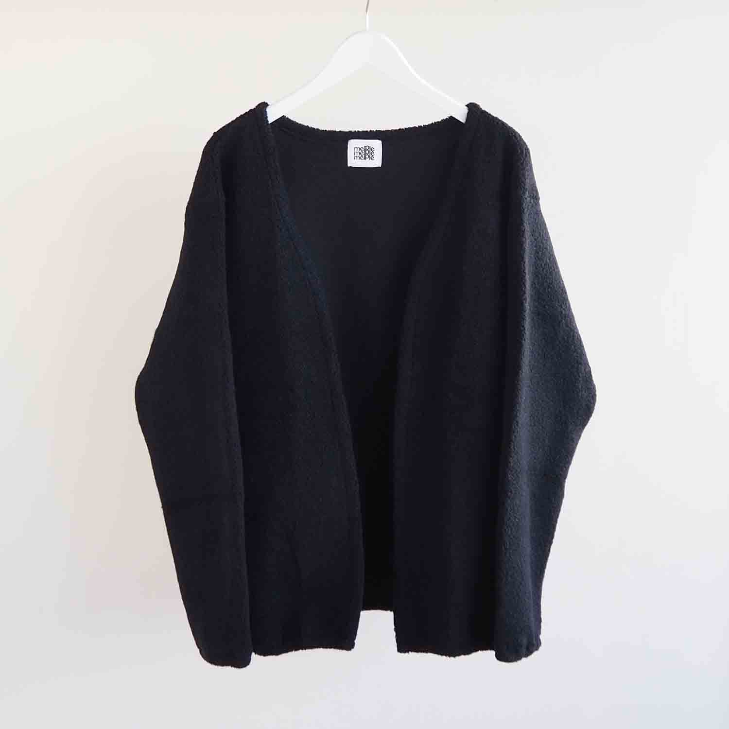 melple メイプル Winter Bolero ウールパイルボレロ Black ブラック