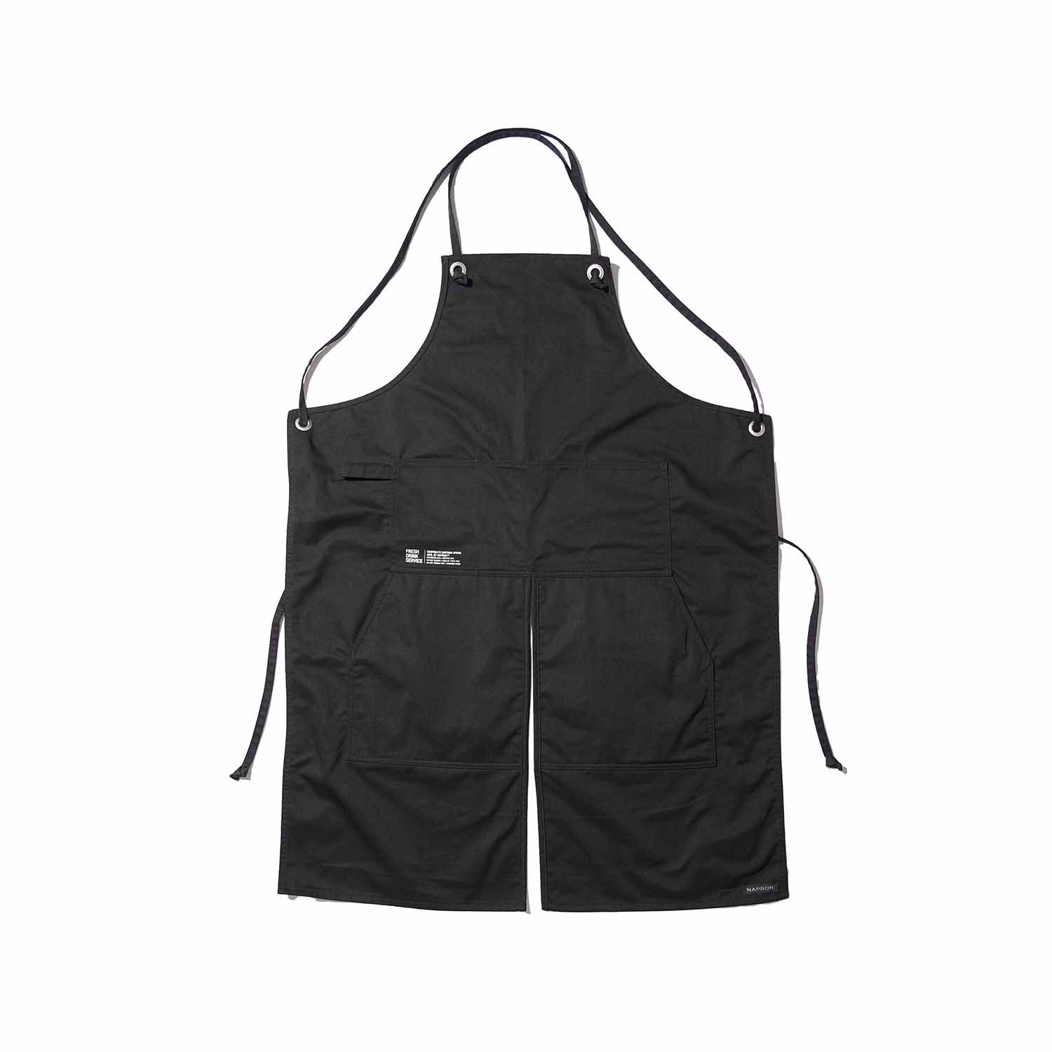 FreshService フレッシュサービス FRESH DRINK SERVICE FDS CORPORATE UNIFORM APRON コーポレートユニフォームエプロン ブラック