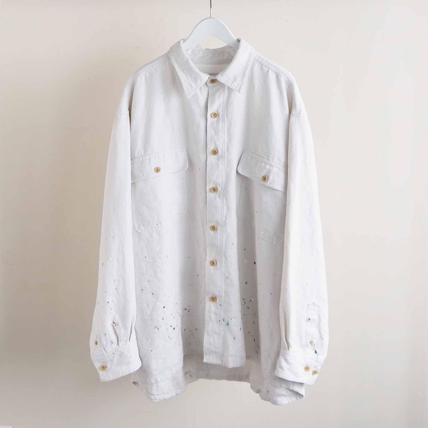 WELLDER × Naughty'Z Painting Field Hunting Jacket ペインティングフィールドハンティングジャケット OFF WHITE