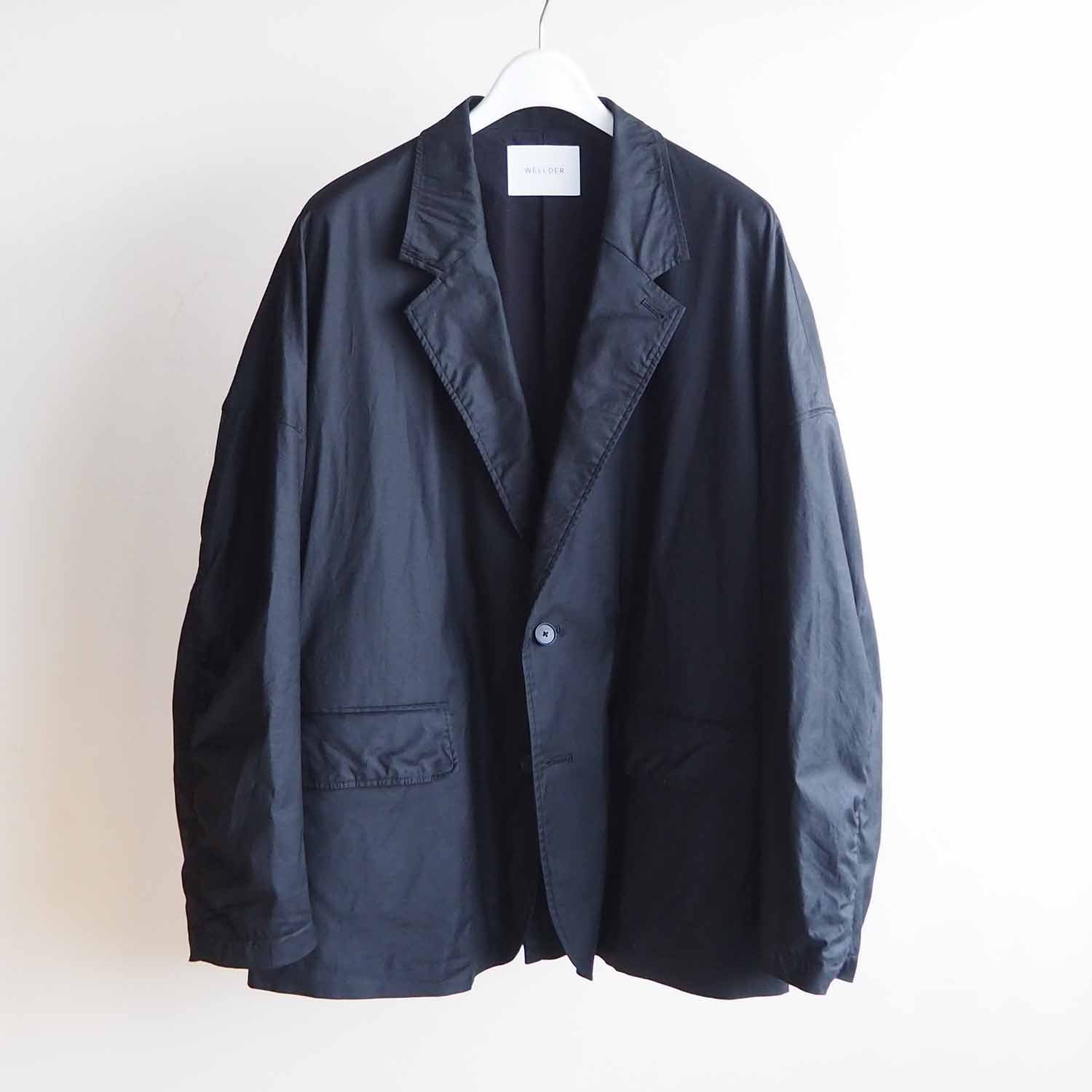 WELLDER ウェルダー Finx Puckering Jacket フィンクスパッカリングジャケット ブラック