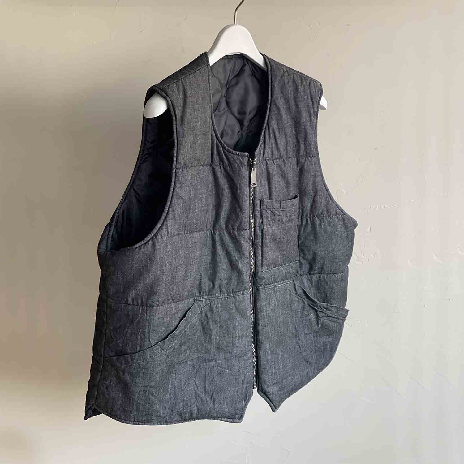 WELLDER × Naughty'Z Reversible Vest リバーシブルベスト BLACK