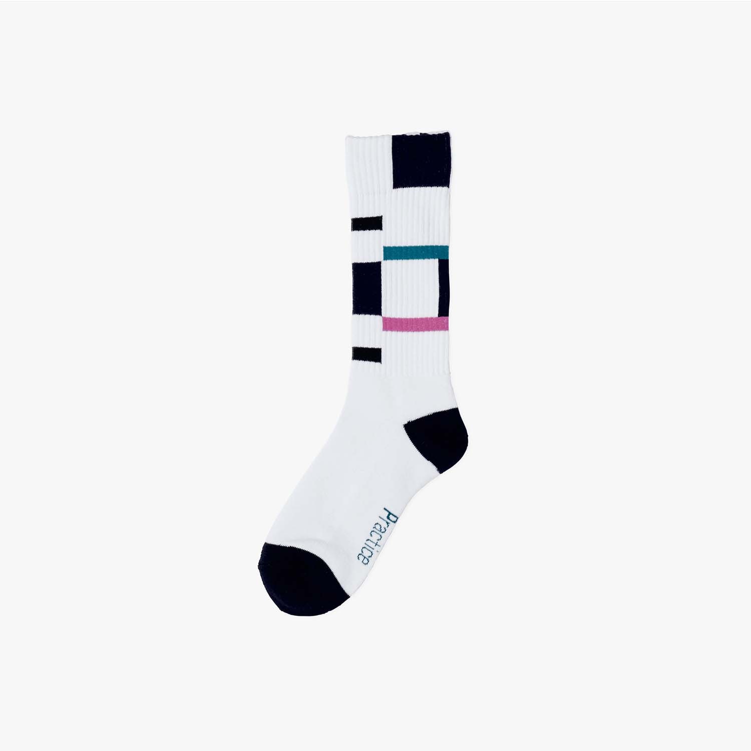 UNTRACE アントレース _248 グラフィックソックス WHITE