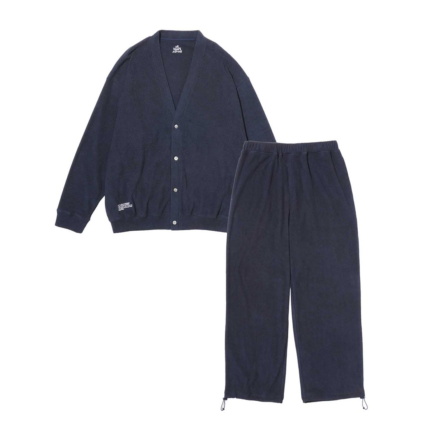 FreshService フレッシュサービス ReFresh!Service リフレッシュサービス UTILITY PILE CARDIGAN SET-UP パイルカーディガンセットアップ NAVY ネイビー