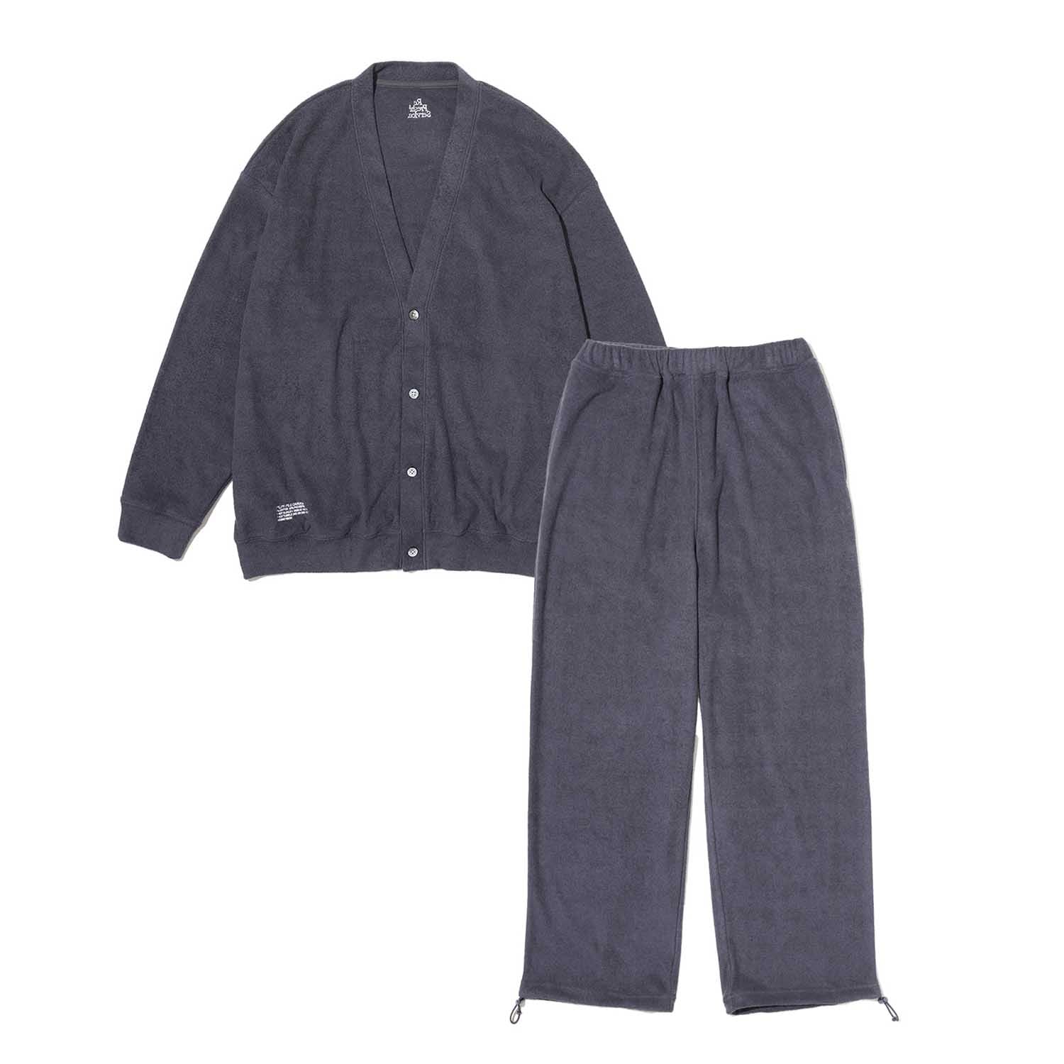 FreshService フレッシュサービス ReFresh!Service リフレッシュサービス UTILITY PILE CARDIGAN SET-UP パイルカーディガンセットアップ GRAY グレー