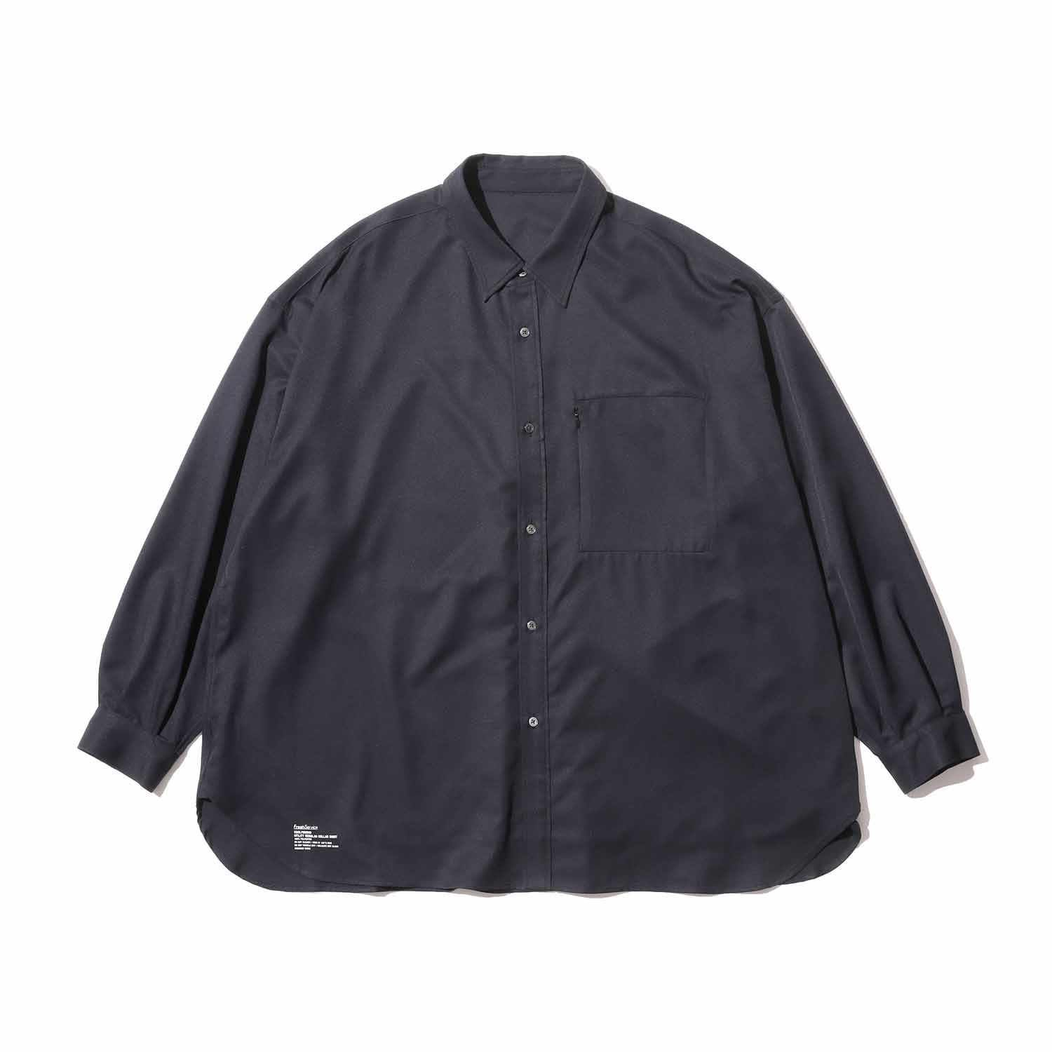 FreshService フレッシュサービス COOLFIBER UTILITY REGULAR COLLAR SHIRT クールファイバーユーティリティーレギュラーカラーシャツ ブラック