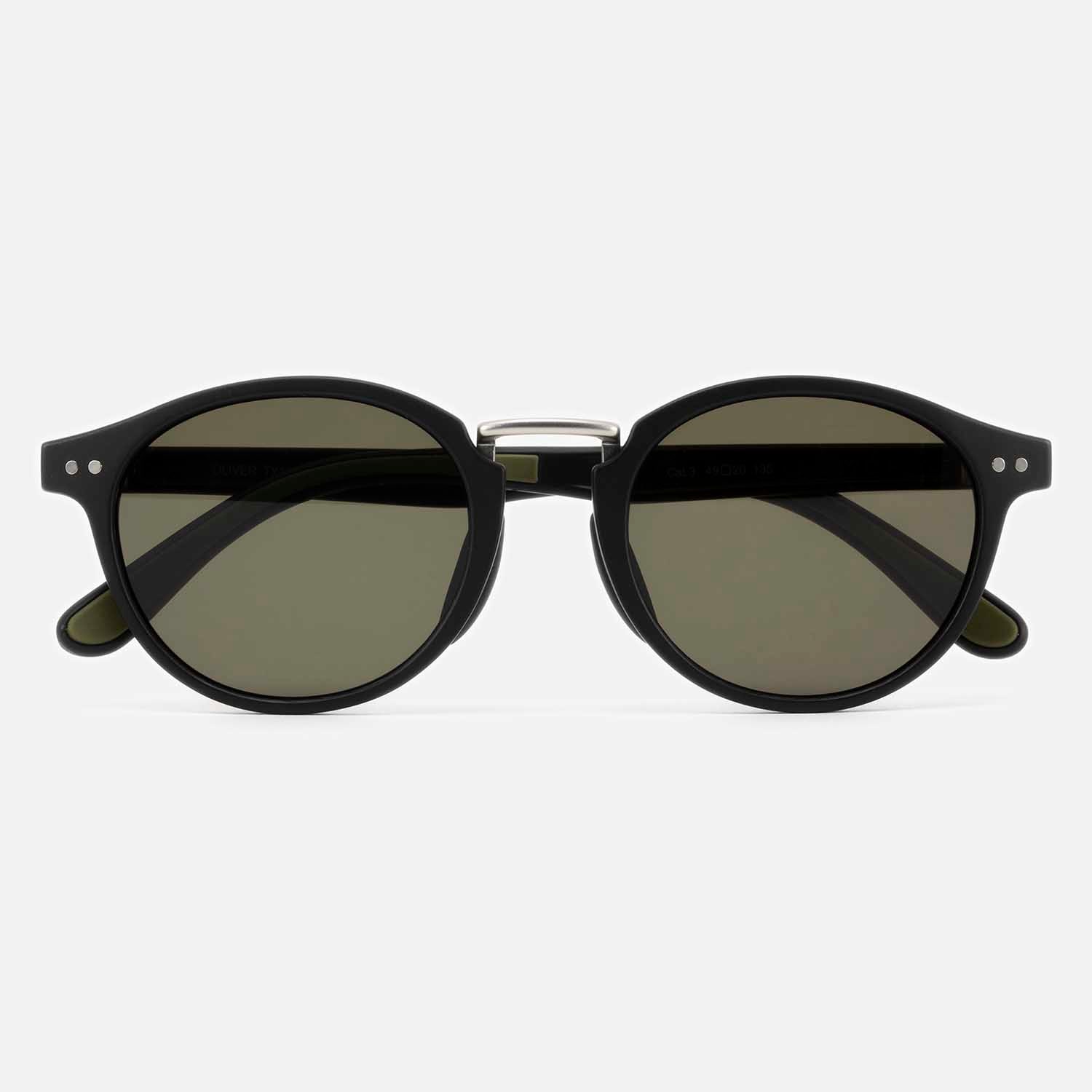TYMER タイマー サングラス OLIVER オリバー Matte Black / Dark Green スタンダードレンズ