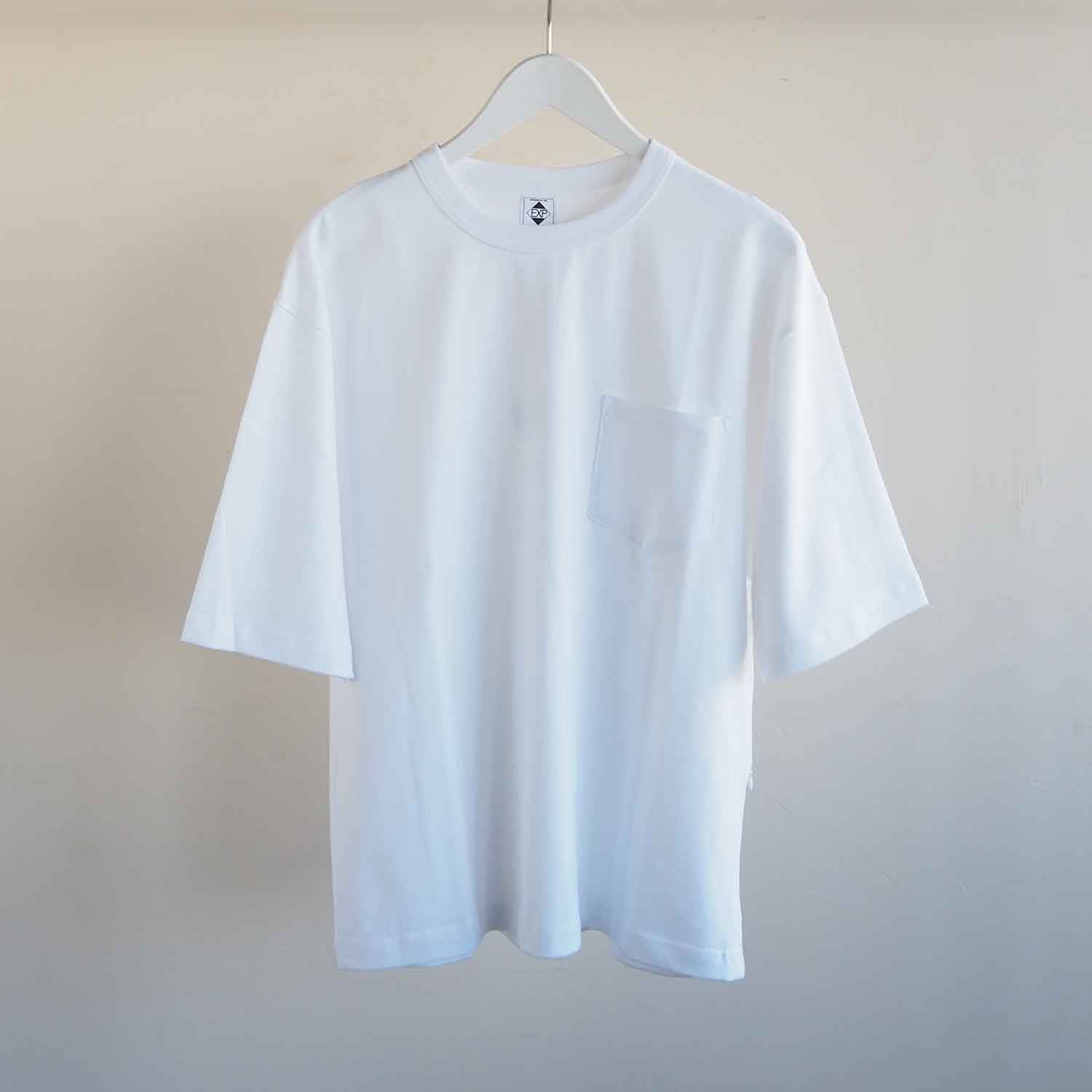 EXPANSION NY エクスパンション ニューヨーク  Dual Stash Pocket Tee ポケット付きＴシャツ WHITE ホワイト