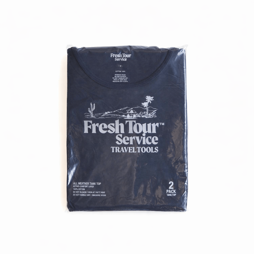 Fresh Tour Service フレッシュツアーサービス 2-PACK ALL WEATHER TANK TOP 2パックオールウェザータンクトップ NAVY ネイビー