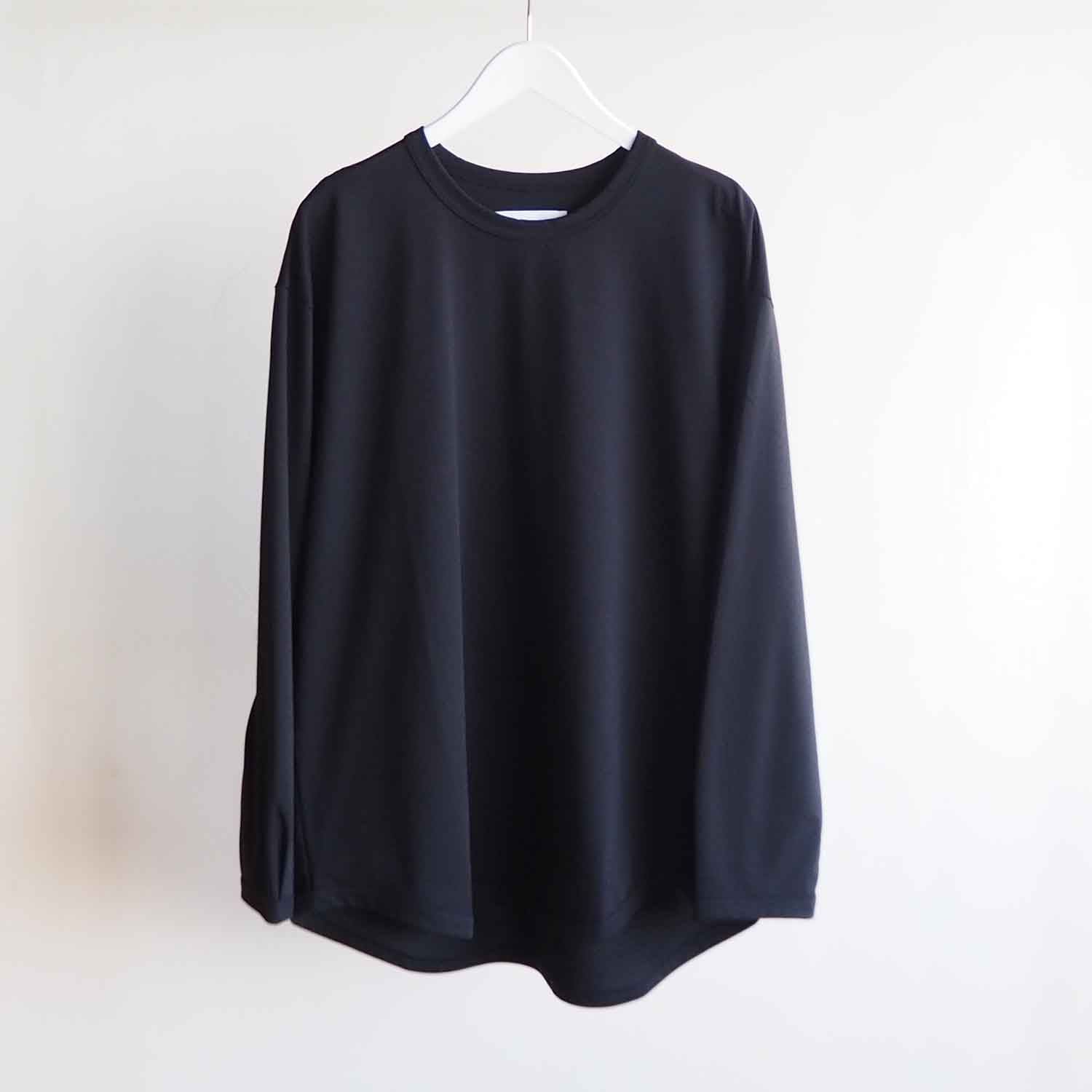 PERS PROJECTS パースプロジェクト ALEX L/S TEE “solid” BLACK