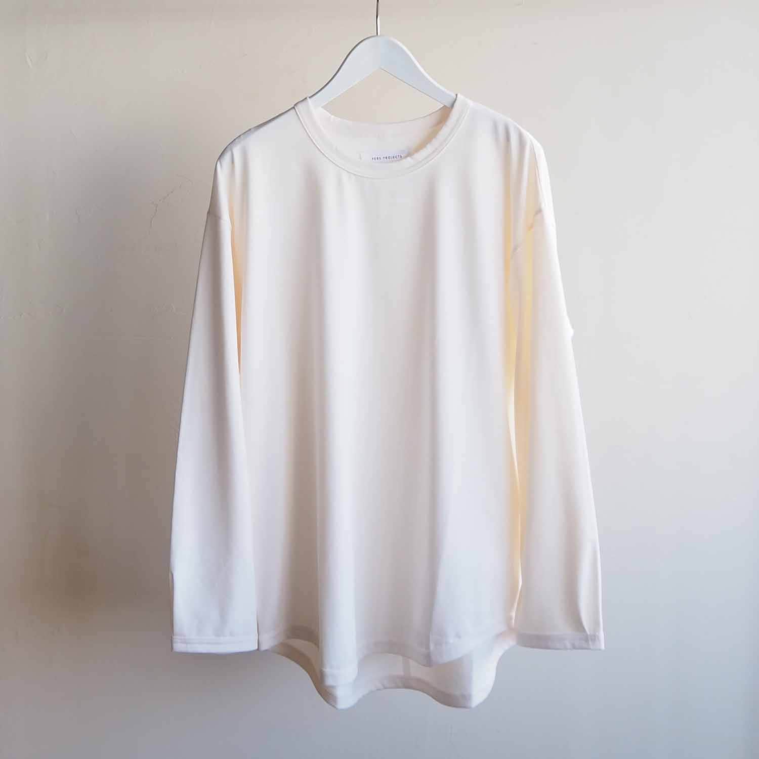 PERS PROJECTS パースプロジェクト ALEX L/S TEE “solid” WHITE