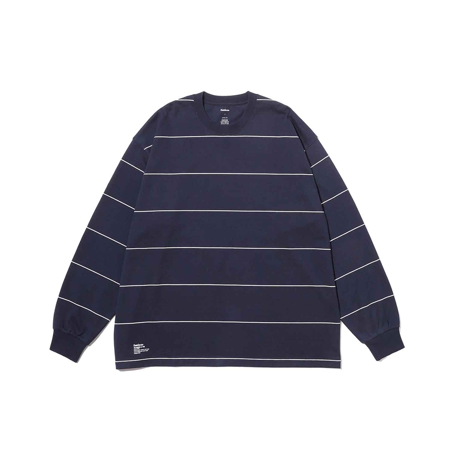 FreshService フレッシュサービス PIN BORDER L/S TEE ピンボーダーロングスリーブTシャツ NAVY×WHITE