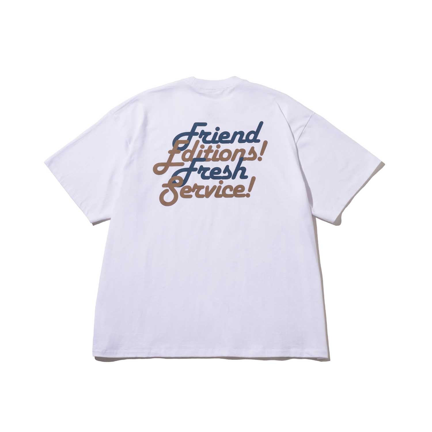 FRIEND EDITIONS × FreshService CORPORATE S/S TEE ”COMMUNITY” WHITE