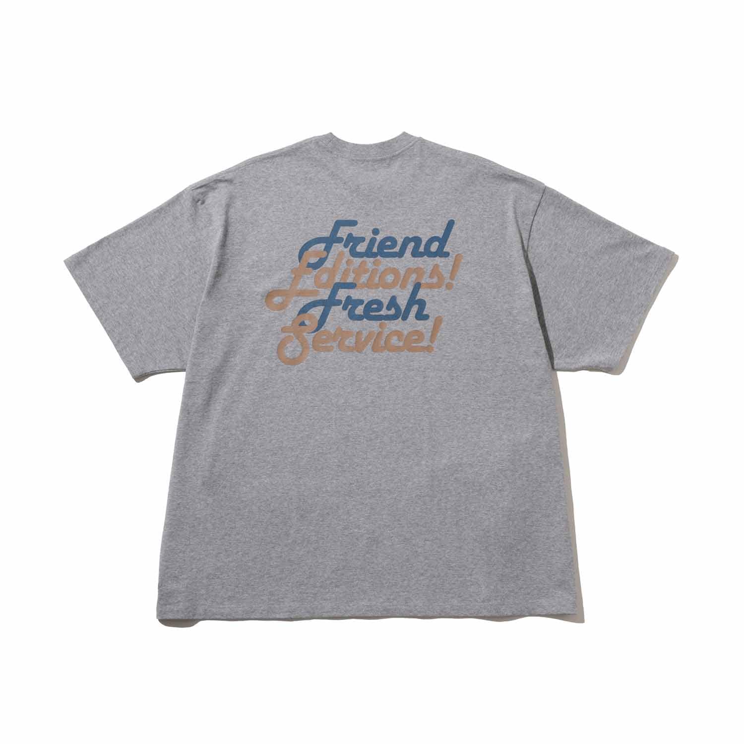FRIEND EDITIONS × FreshService CORPORATE S/S TEE ”COMMUNITY” H.GRAY